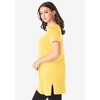 Roaman's Women's Plus Size Short-Sleeve V Neck Ultimate Tunic - 4 of 4