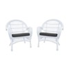 HomeStock White Wicker Chair - Set of 4 - 3 of 3