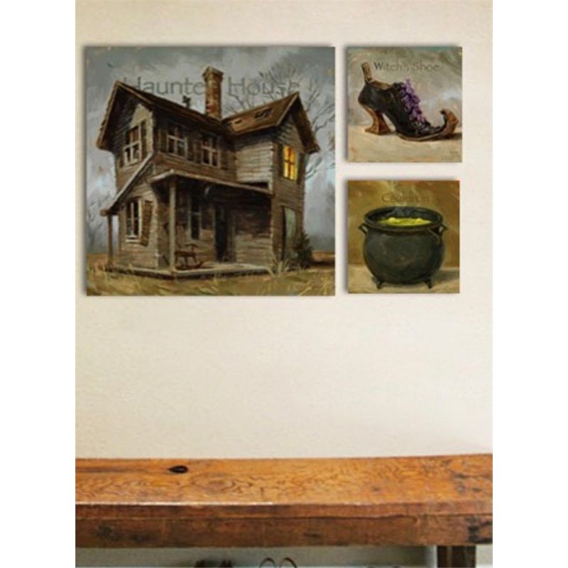 Sullivans Darren Gygi Witch's Shoe Canvas, Museum Quality Giclee Print, Gallery Wrapped, Handcrafted in USA, 5 of 11