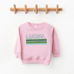 The Juniper Shop Retro Lucky Stripes Toddler Graphic Sweatshirt - 1 of 3