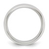 Black Bow Jewelry 6mm Sterling Silver Polished Domed Comfort Fit Band - 2 of 4