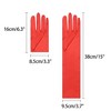 INSPIRE CHIC Women's Satin Opera Length Gloves with Pleats - 2 of 4