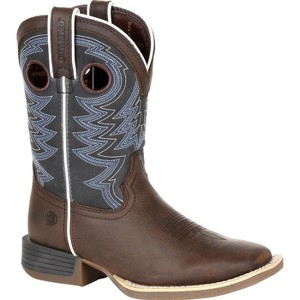 Durango Lil' Rebel Pro Kid's Western Boots, DBT0218C, Blue - 1 of 4