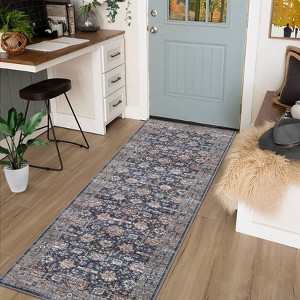 Area Rugs for Living Room Vintage Distressed Living Room Rug Farmhouse Non Slip Non-Shedding Rug Bedroom Dining Room Decor - 1 of 4