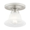 Livex Lighting Edgemont 1 - Light Flush Mount in  Brushed Nickel - 2 of 4