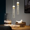 KAISITE Modern Bubble Crystal Pendant Light with Gold Finish - 4 of 4