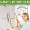 SereneLife Hanging Bamboo Shower Caddy Organizer - Water-Resistant, 11.22 x 4.92 x 24.21 inches - 3 of 4