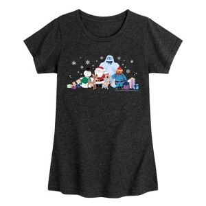 Girls' - Rudolph - Rudolph Fitted Short Sleeve Graphic T-Shirt - 1 of 4