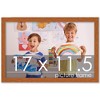 PosterPalooza | Slim Profile Brown Picture Frame - UV Acrylic, Backing Board, Hanging Hardware Included - 2 of 4
