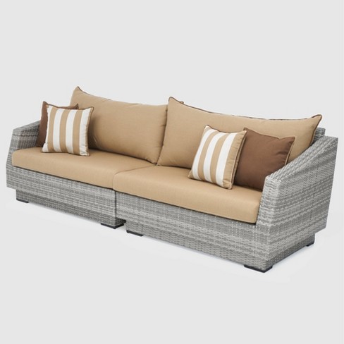 Cannes 2pc Wicker Sofa Rst Brands, Rst Brands Outdoor Furniture