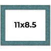 PosterPalooza | Photo Size Simple Blue Picture Frame - UV Acrylic, Foam Board Backing, Hanging Hardware - 2 of 4