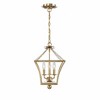 Crystorama Lighting Broche 3 - Light Chandelier in  Antique Gold - 3 of 4