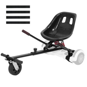 VEVOR Hoverboard Seat Attachment, for 6.5" 8" 8.5" 10" Hoverboards, Dual Shock Absorption System, Grips Control,  270 LBS load Capacity - 1 of 4