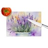 NEW Lavender in Watercolor Glass Cutting Board Decorative Tempered Glass Kitchen Cutting and Serving Board Large Size Chopping Board - 4 of 4