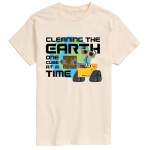 Men's - WALL-E - Cleaning the Earth Short Sleeve Graphic T-Shirt - 1 of 3