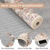 Washable Vintage Floral Medallion Area Rugs, Retro Accent Non Slip Throw Carpet for Bedroom Living Room - 4 of 4