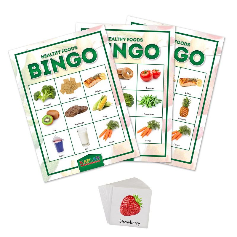 Kaplan Early Learning Healthy Foods Bingo Game, 2 of 4
