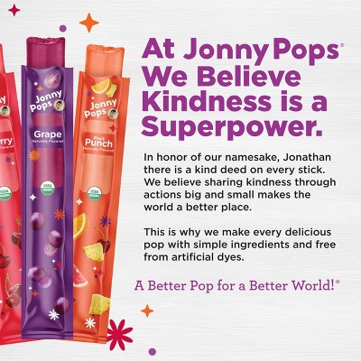 JonnyPops Freezer Pops Classic Cherry, Grape & Fruit Punch - 28 fl oz/20ct
