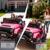 24V Ride on Toys for Kids, 2 Seater Electric Ride on Car w/Remote Control, 4 Powerful Motors, 4WD/2WD, 3 Speeds, Led Lights - 3 of 4