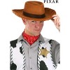 HalloweenCostumes.com One Size Fits Most   Disney Pixar Toy Story Woody Cowboy Adult Costume Hat, Brown/Brown - 2 of 4
