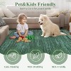 Coucheta Modern Kitchen Runner Rug Non-Slip Stain Resistant Washable Low Pile Floor Mat for Bathroom Bedroom Entryway,Multi-Color & Size - 4 of 4