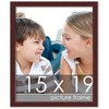 PosterPalooza | Minimalist Brown Picture Frame - UV Acrylic, Foam Board Backing, Hanging Hardware - 2 of 4