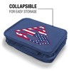 Superman Usa American Flag Shield Logo Insulated Soft Sided Lunch Box - 4 of 4