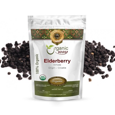 Organic Way Elderberry Whole 8 Oz