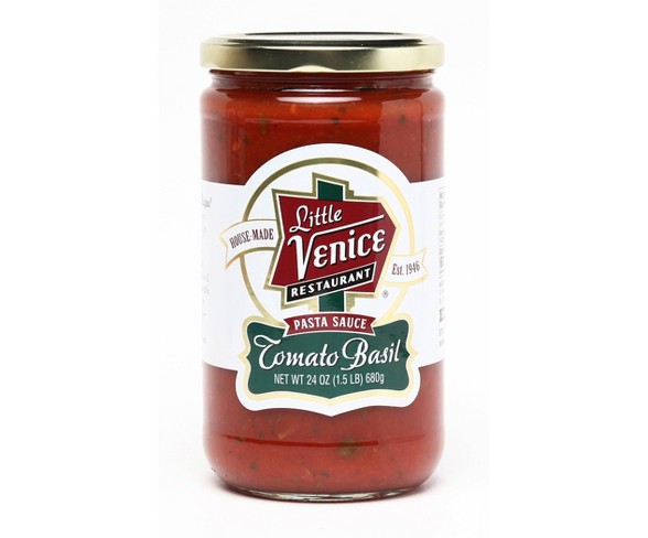 Little Venice Restaurant Tomato Basil Pasta Sauce - 24oz