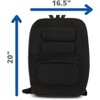 FOMI Gel Foam Lumbar Back Support | Posture Aid, Back Pain Relief | 20" x 16.5" - 3 of 4