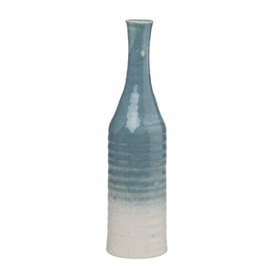 Transpac Ceramic 10 in. Multicolored Everyday Vase - 1 of 2