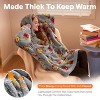 Joyfy Wearable Blanket Hoodie for Kids Adults Christmas Oversized Flannel Fleece Sweatshirt Blanket Cozy Blanket Birthday Gift for Family Girls Boys - 3 of 4