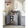 VASAGLE Bathroom Storage Cabinet, Bathroom Floor Cabinet with 2 Doors, 2 Adjustable Shelves, 11.8 x 23.6 x 39.4 Inches, Freestanding - 2 of 4