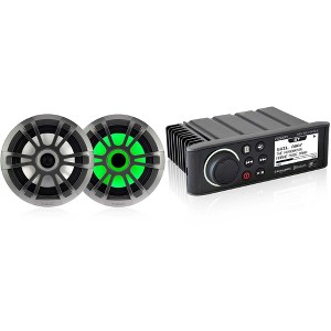 Fusion Marine Entertainment System + 6.5" Shallow Mount Speakers - 1 of 4