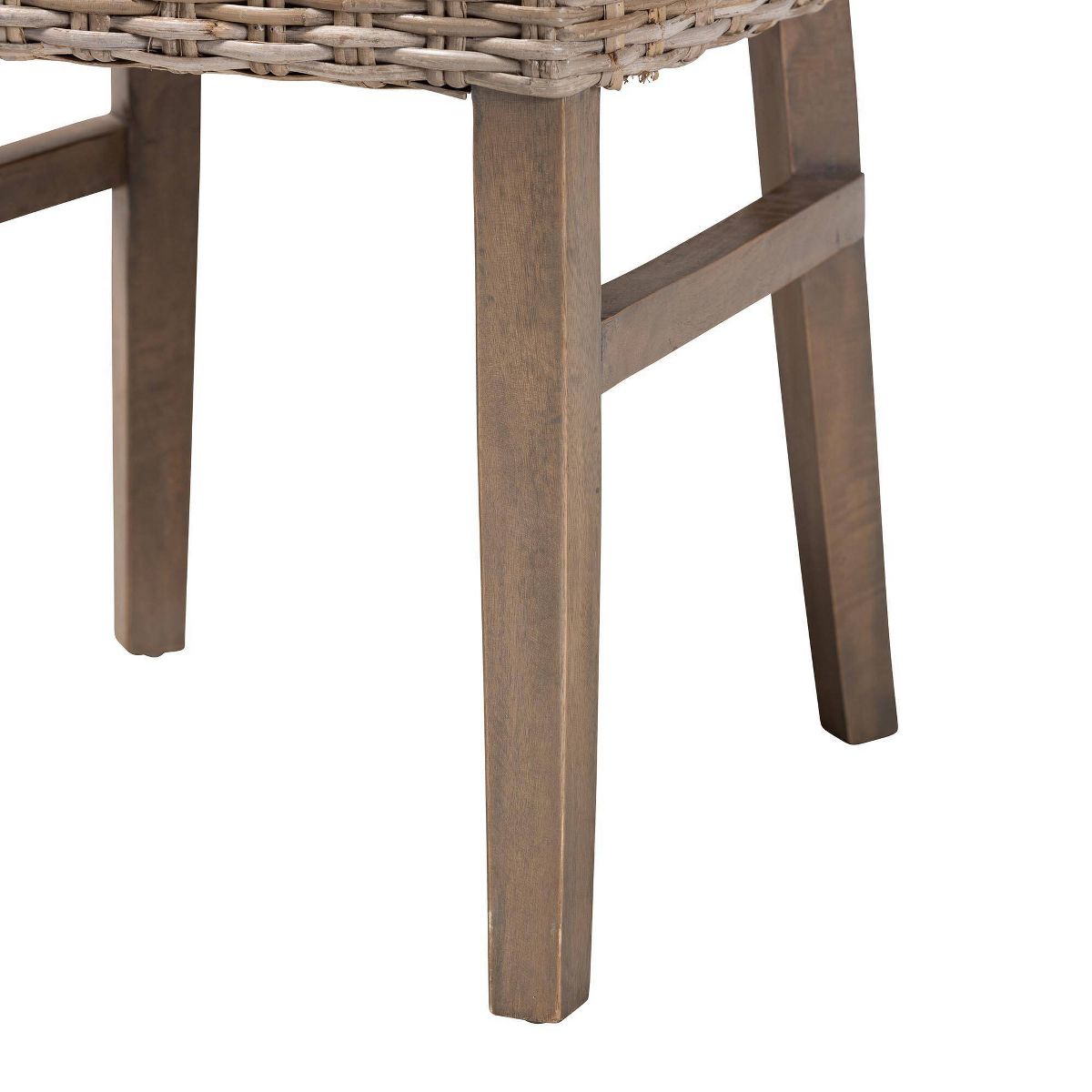 Enver Rattan and Wood Dining Chair Set Natural/Brown - bali & pari: Handcrafted, Indonesian Origin - thumbnail 7