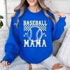Simply Sage Market Women's Graphic Sweatshirt Checkered Baseball Mama - 2 of 4
