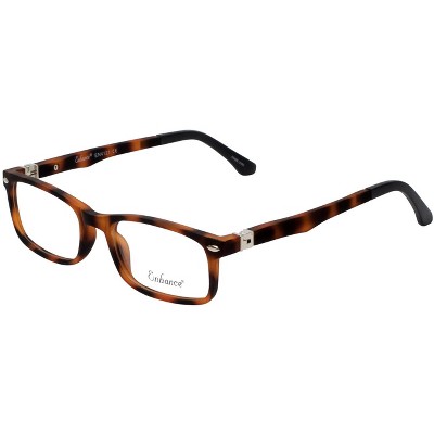 NY Eye Enhance Kids Reading EyeGlasses Matte Havana Tortoise/Black EN4121 47 mm