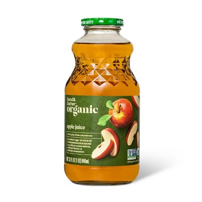 Giving Organic Apple Juice