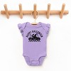 The Juniper Shop Happy Halloween Arch Distressed Flutter Sleeve Bodysuit - 2 of 4