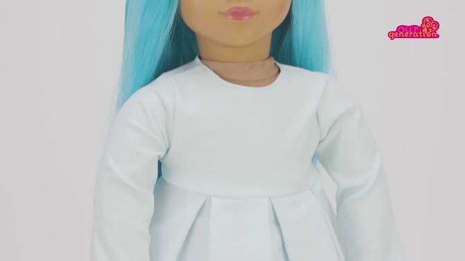 Our Generation Capri 18&#34; Fashion Doll with Bubblegum Blue Hair, 2 of 7, play video