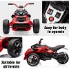 12V Kids Electric Ride on Truck Car Remote Control, 7MPH, 2 Speeds, 2x55W Motor, LED Lights, Music, USB & EVA Tires, Gift for Boy Girl - 2 of 4