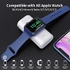 iWALK Portable Charger for iWatch 9000mAh Power Bank with Built in Cable Compatible With iPhone14/13/12/12/11/X & Apple Watch Series 8/7/6/Se/5/4/3/2 - 2 of 4
