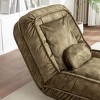 Sapphtopaz Comfort Velvet Bean Bag Chair with Pillows Dog Bed Sofa Chair, Bean Bag Chairs for Adults, Bean Bag Floor Sofa for Living Room, Bedroom - 2 of 4