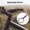 Bike Rearview Mirror 7.5cm Adjustable | Front Handlebar Bike Mirror Black for Bicycle Mountain Road Bike 1Pcs - 3 of 4