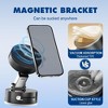Vacuum Magnetic Phone Holder, Foldable & Portable Stand, Strong Suction Cup Mount for Car, Home, Office - 3 of 4