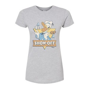Women's - Disney - Donald Bit Of A Show Off Fitted Graphic T-Shirt - 1 of 3