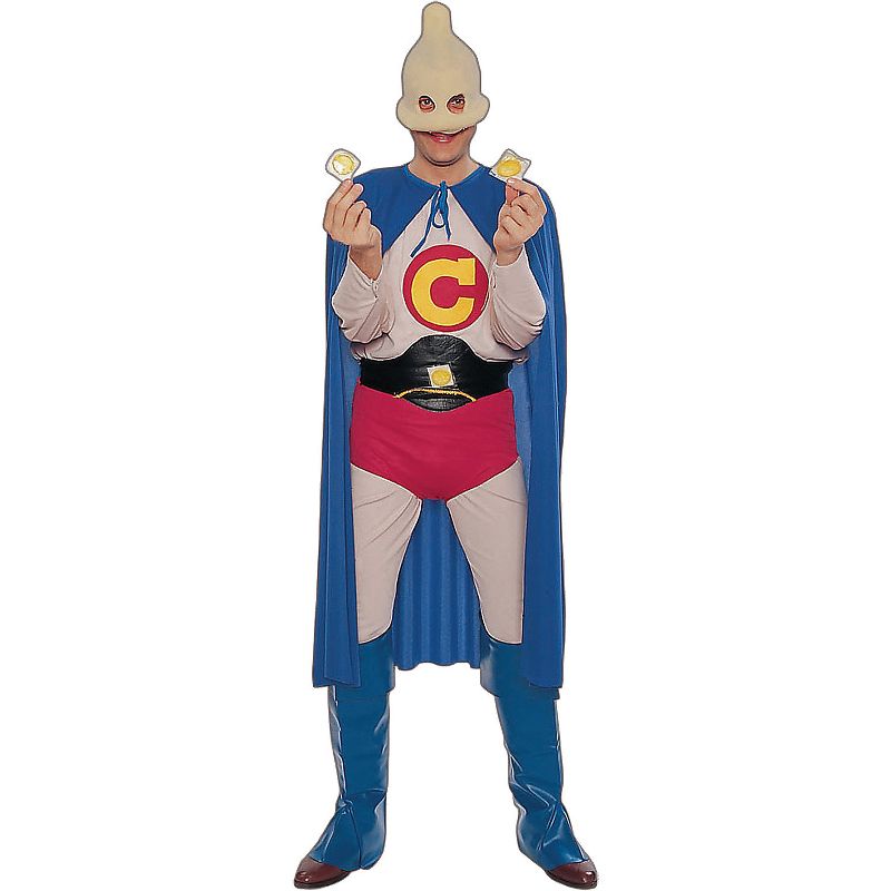 Forum Mens Captain Condom Costume - One Size Fits Most - Blue, 1 of 2