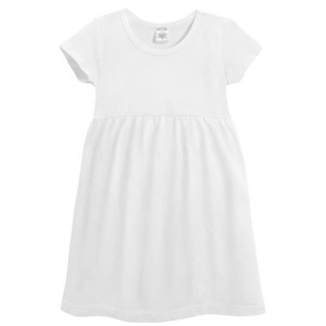 City Threads Soft Organic Cotton Empire Short Sleeve Sundress - USA-Made - 1 of 4