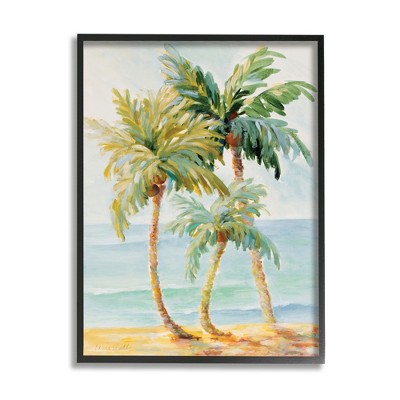 Stupell Industries Tropical Palm Trees on Coastal Beach Sand