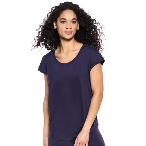Felina Women's Velvety Soft Muscle Tee - 1 of 2